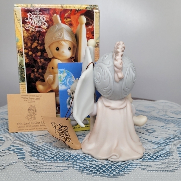 Precious Moments This Land Is Our Land Special 1992 Edition Christopher Columbus - Picture 8 of 17